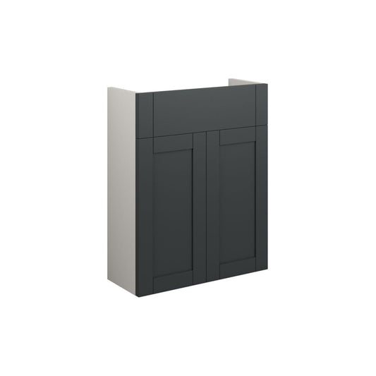 Arvela 500mm Slim Basin Unit - Matt Graphite Grey (Grey Cab)
