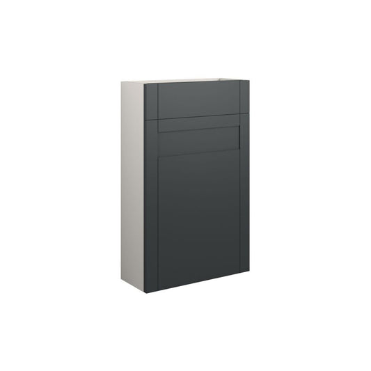 Arvela 500mm Slim WC Unit - Matt Graphite Grey (Grey Cab)