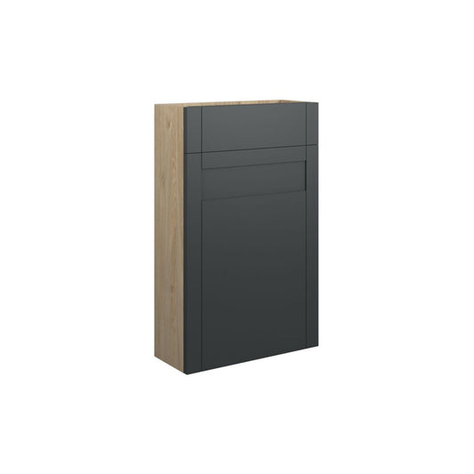 Arvela 500mm Slim WC Unit - Matt Graphite Grey (Oak Cab)