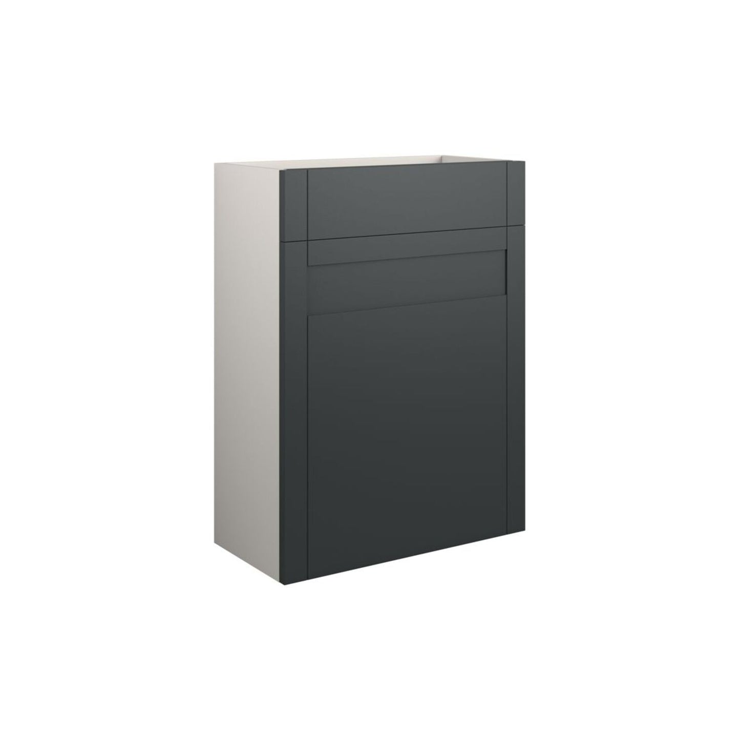 Arvela 600mm Standard WC Unit - Matt Graphite Grey (Grey Cab)