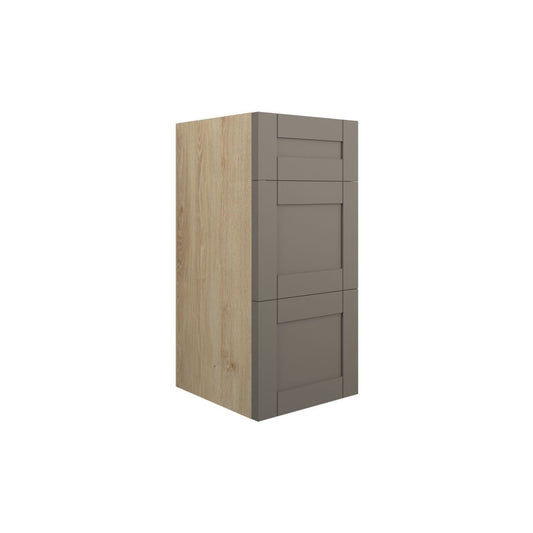Arvela 300mm Standard 3 Drawer Unit - Matt Stone (Oak Cab)