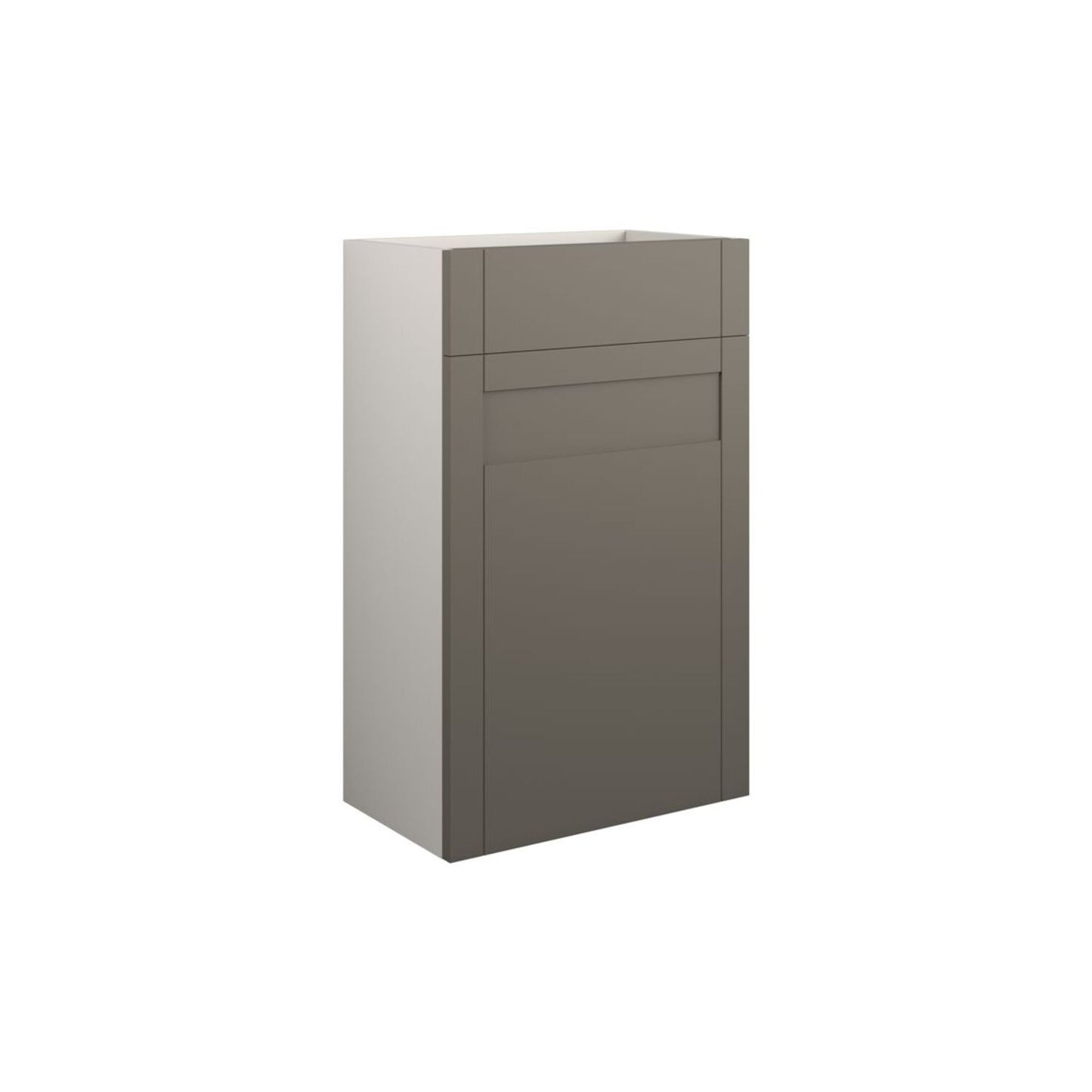 Arvela 500mm Standard WC Unit - Matt Stone (Grey Cab)