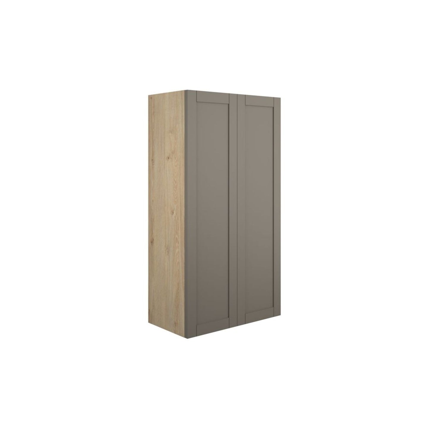 Arvela 600mm Standard 2 Door Storage Unit - Matt Stone (Oak Cab)