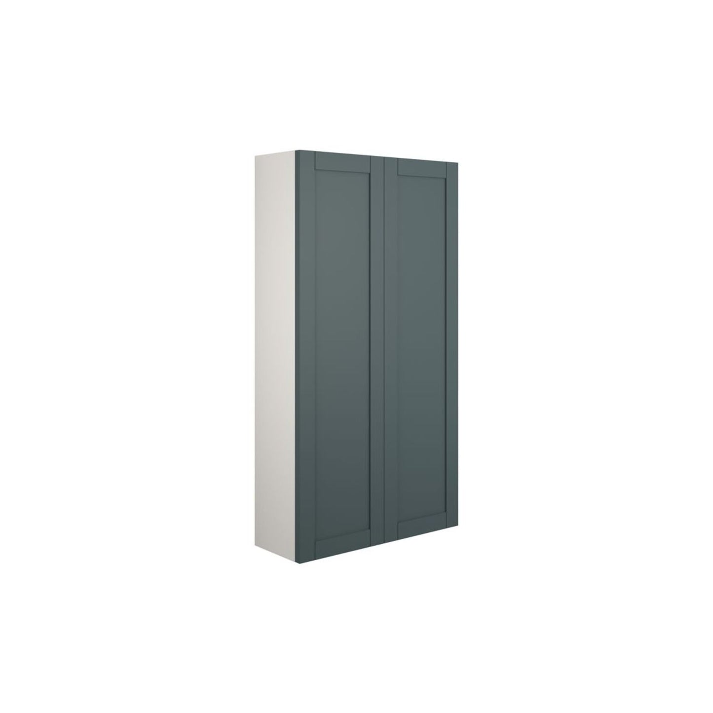 Arvela 600mm Slim 2 Door Storage Unit - Matt Green Camo (Grey Cab)