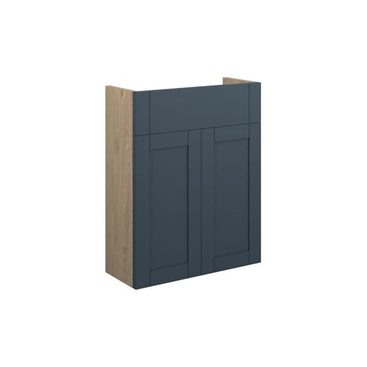 Arvela 500mm Slim Basin Unit - Matt Arley Blue (Oak Cab)