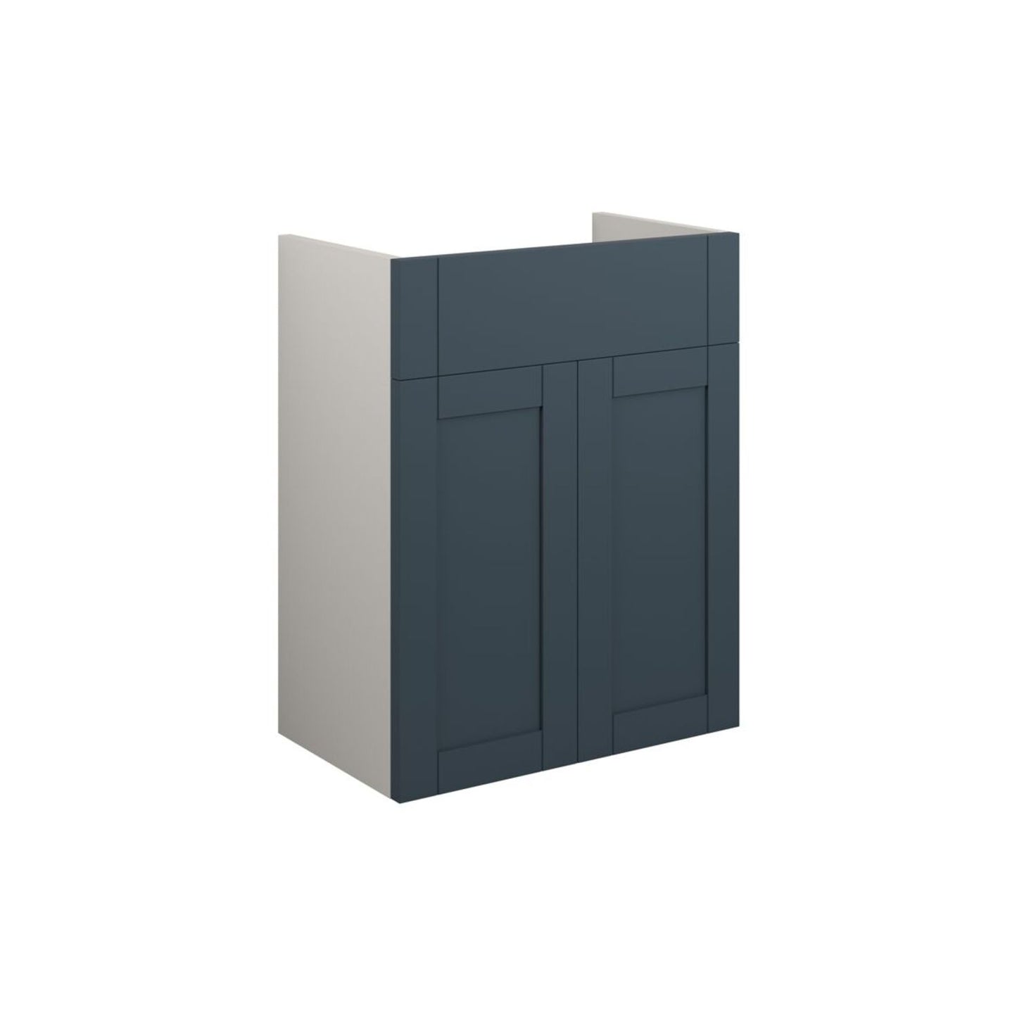 Arvela 500mm Standard Basin Unit - Matt Arley Blue (Grey Cab)