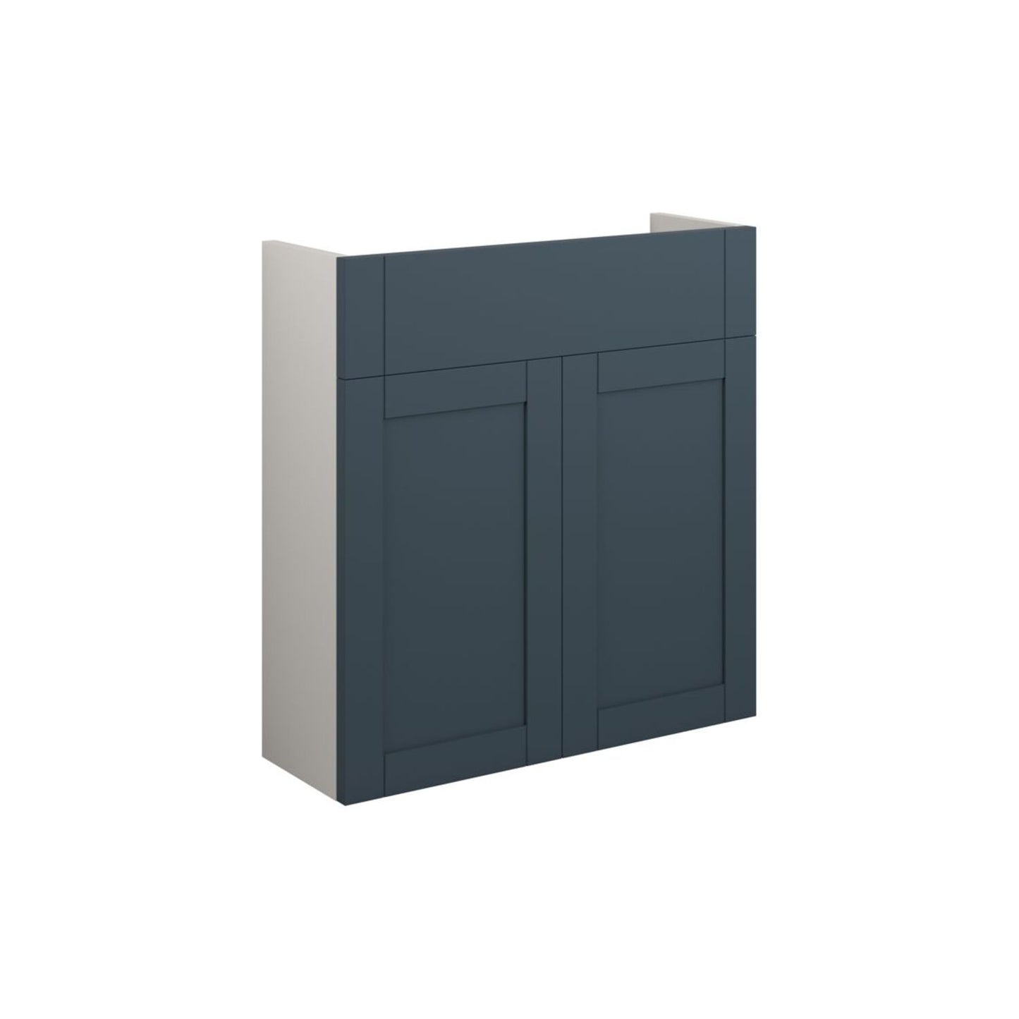 Arvela 600mm Slim Basin Unit - Matt Arley Blue (Grey Cab)