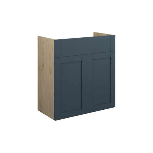 Arvela 600mm Standard Basin Unit - Matt Arley Blue (Oak Cab)