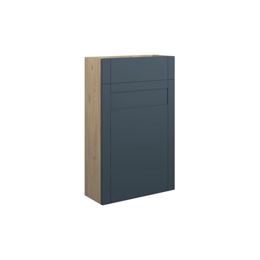 Arvela 500mm Slim WC Unit - Matt Arley Blue (Oak Cab)