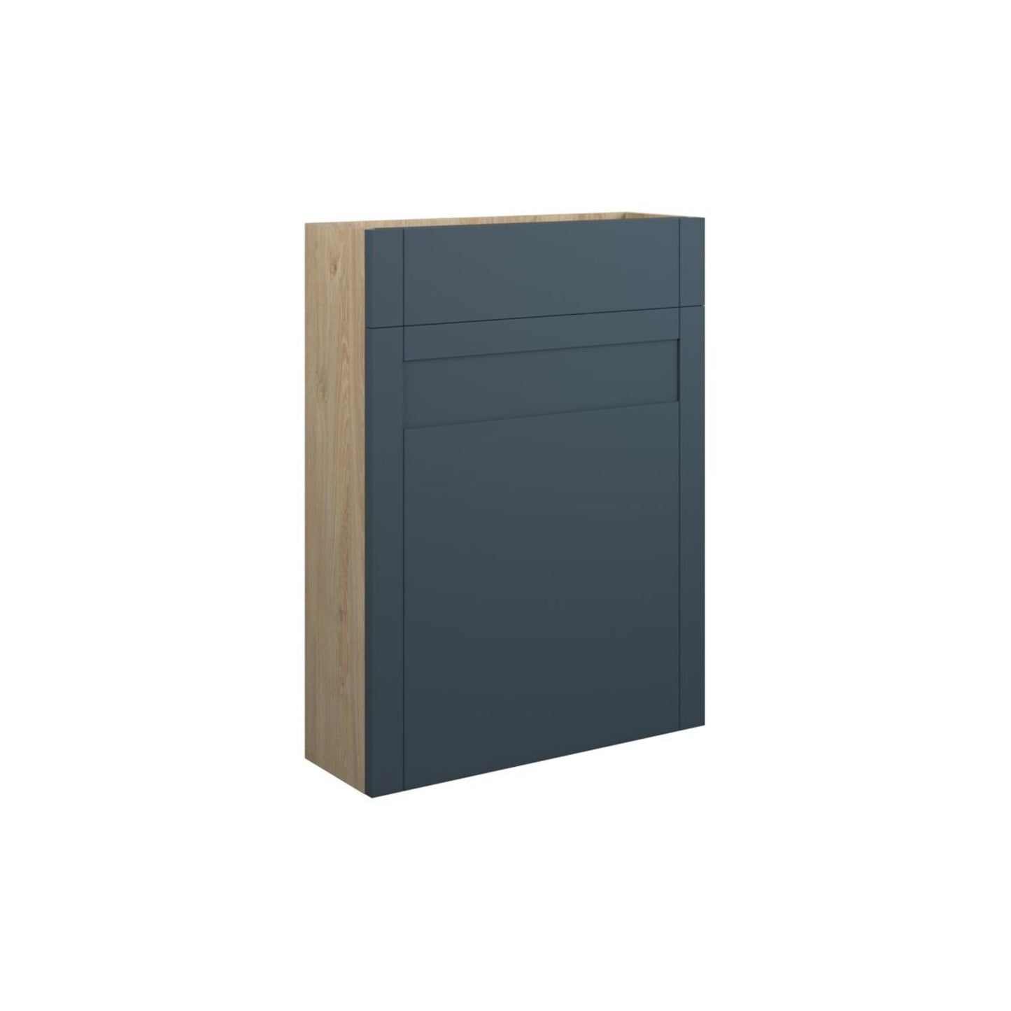 Arvela 600mm Slim WC Unit - Matt Arley Blue (Oak Cab)