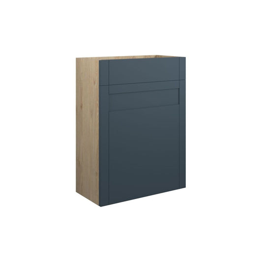 Arvela 600mm Standard WC Unit - Matt Arley Blue (Oak Cab)