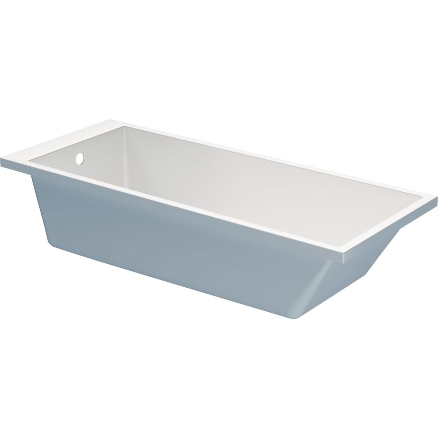 Ovelis Square Single End Thin Edge 0 Tap Hole Bath 1700X700mm