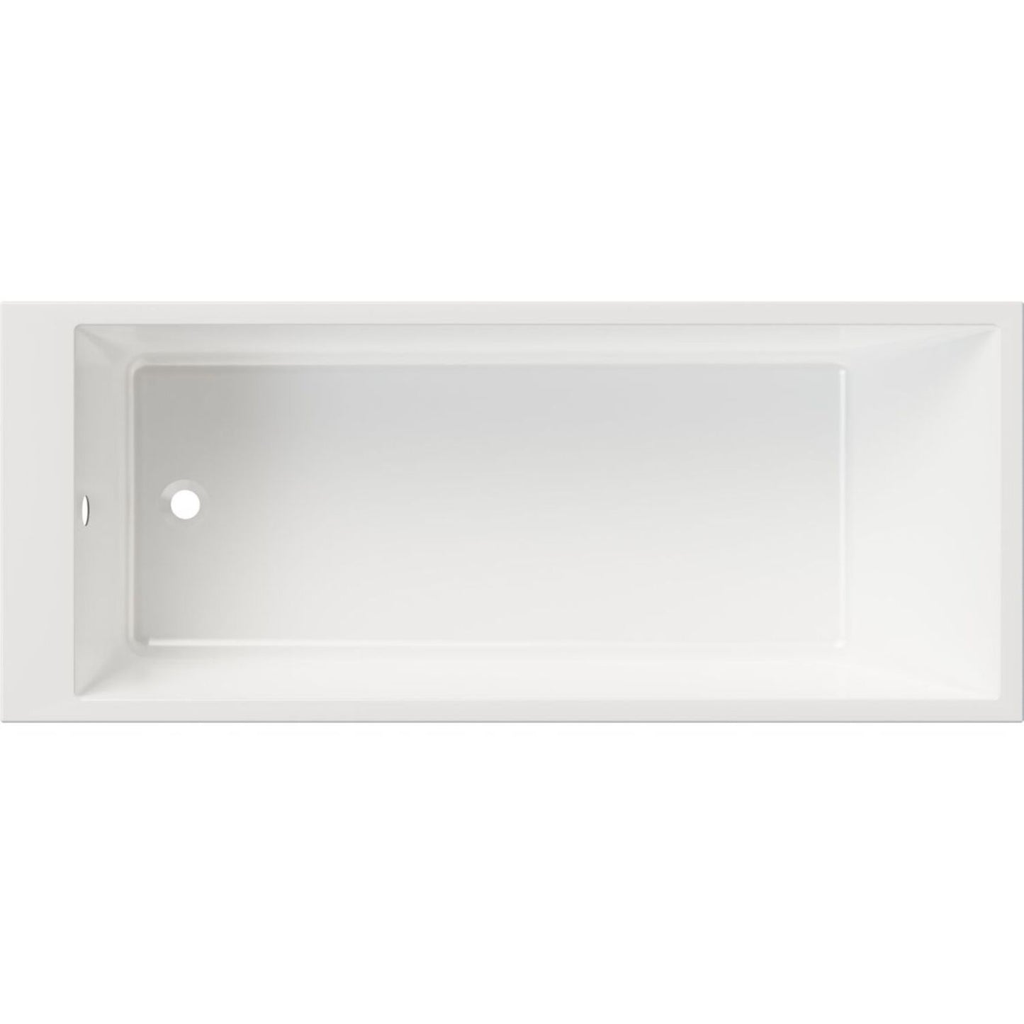 Ovelis Square Single End Thin Edge 0 Tap Hole Bath 1700X700mm