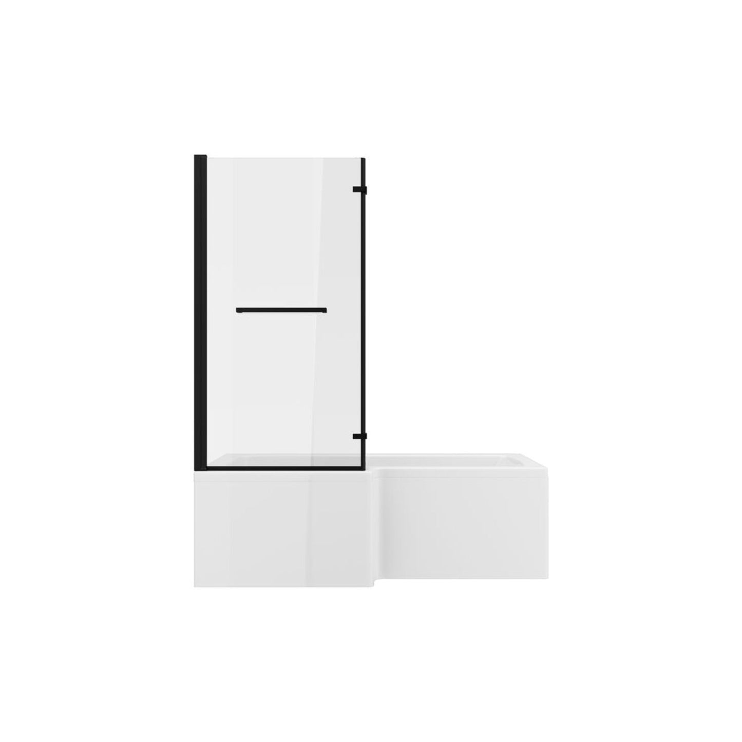 Vessari L Shape 0 Tap Hole Shower Bath Pack L 1700 X W 850 X H 560mm