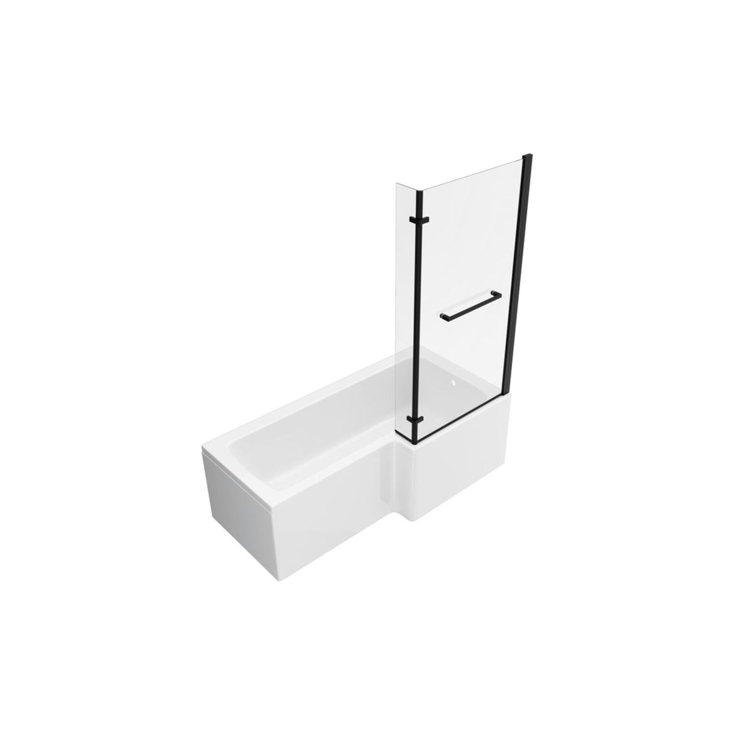 Vessari L Shape 0 Tap Hole Shower Bath Pack L 1700 X W 850 X H 560mm