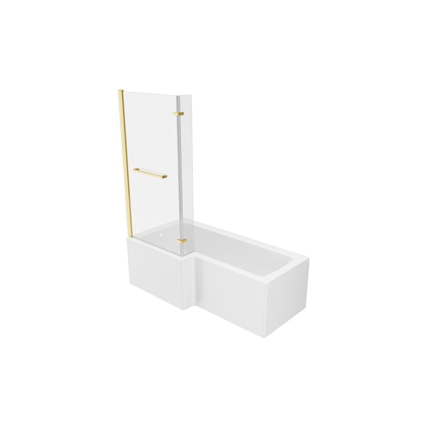 Vessari L Shape Supercast 0 Tap Hole Shower Bath Pack L 1700 X W 850 X H 560mm