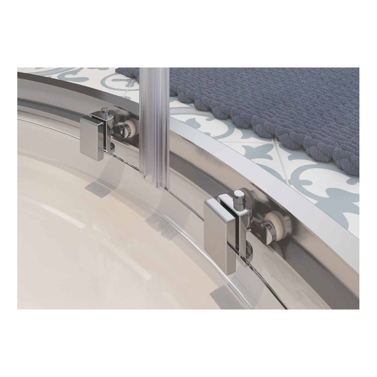 Zensori 2 Door Easy-Fit Quadrant & 45mm Tray Pack