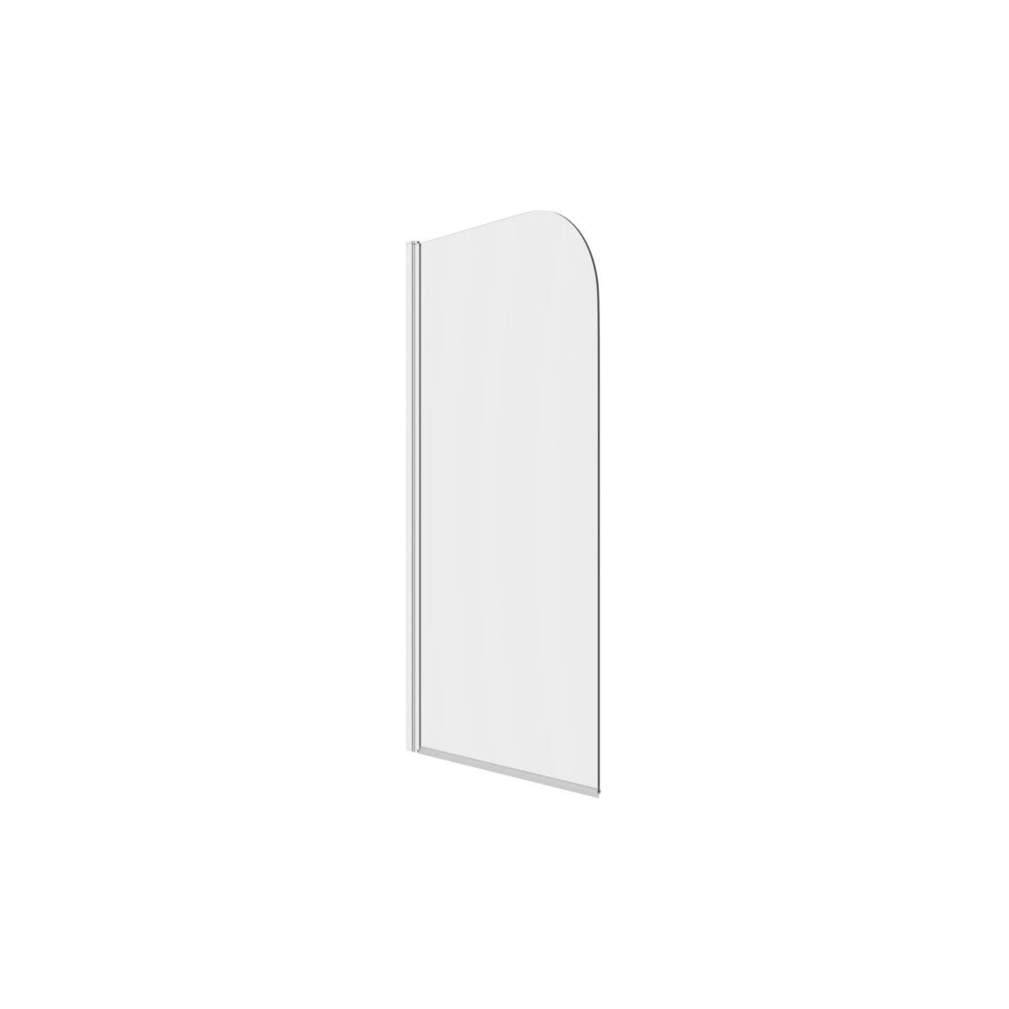 Radius Bath Screen (6mm) 800X1400mm - Chrome