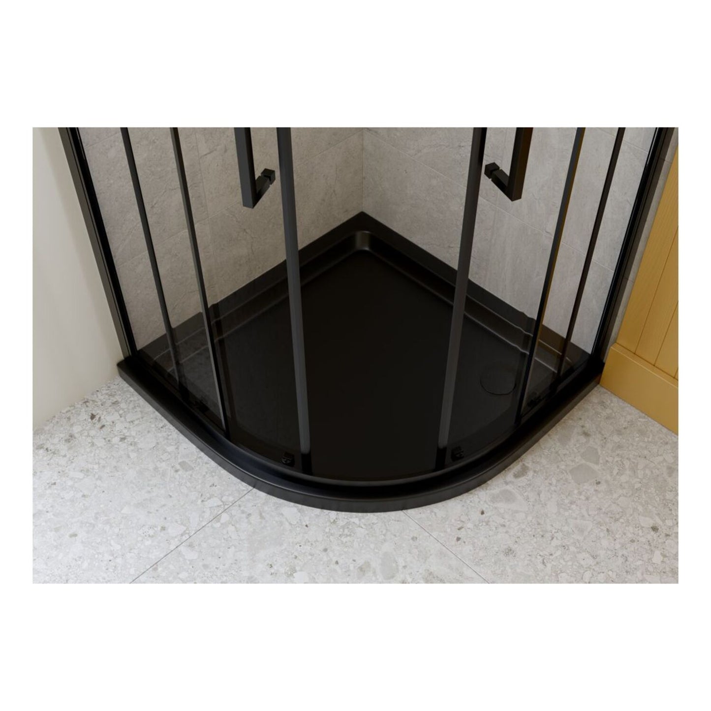 40mm Low Profile Quadrant Tray & Waste