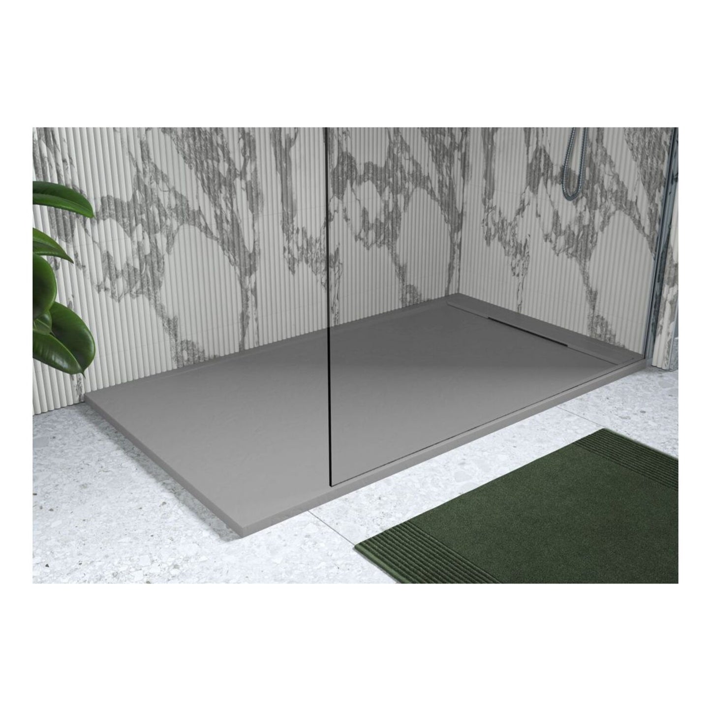 30mm Slate Rectangular Tray & Waste
