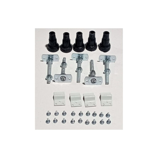 Zen Essentials 45mm Low Profile Riser Set for 800/900mm Quadrant Trays - White
