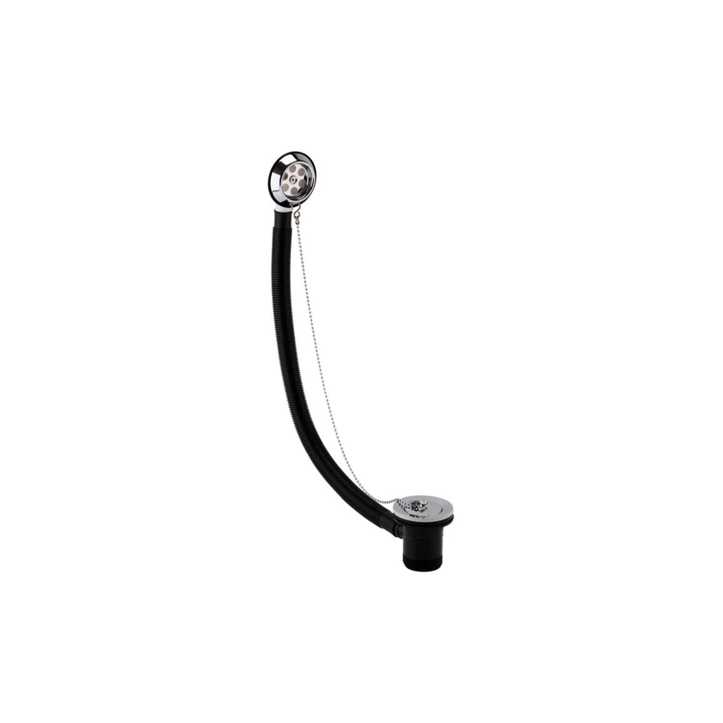 Bath Waste & Tidy Chain Plug - Chrome