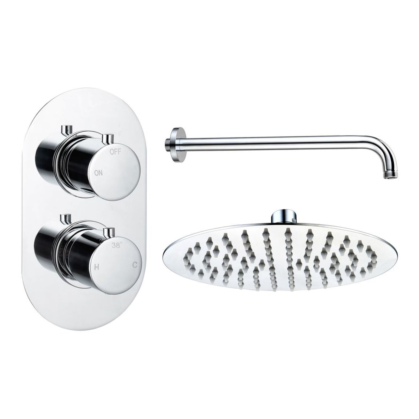Brivana Round Shower Valve & Kit Pack 1