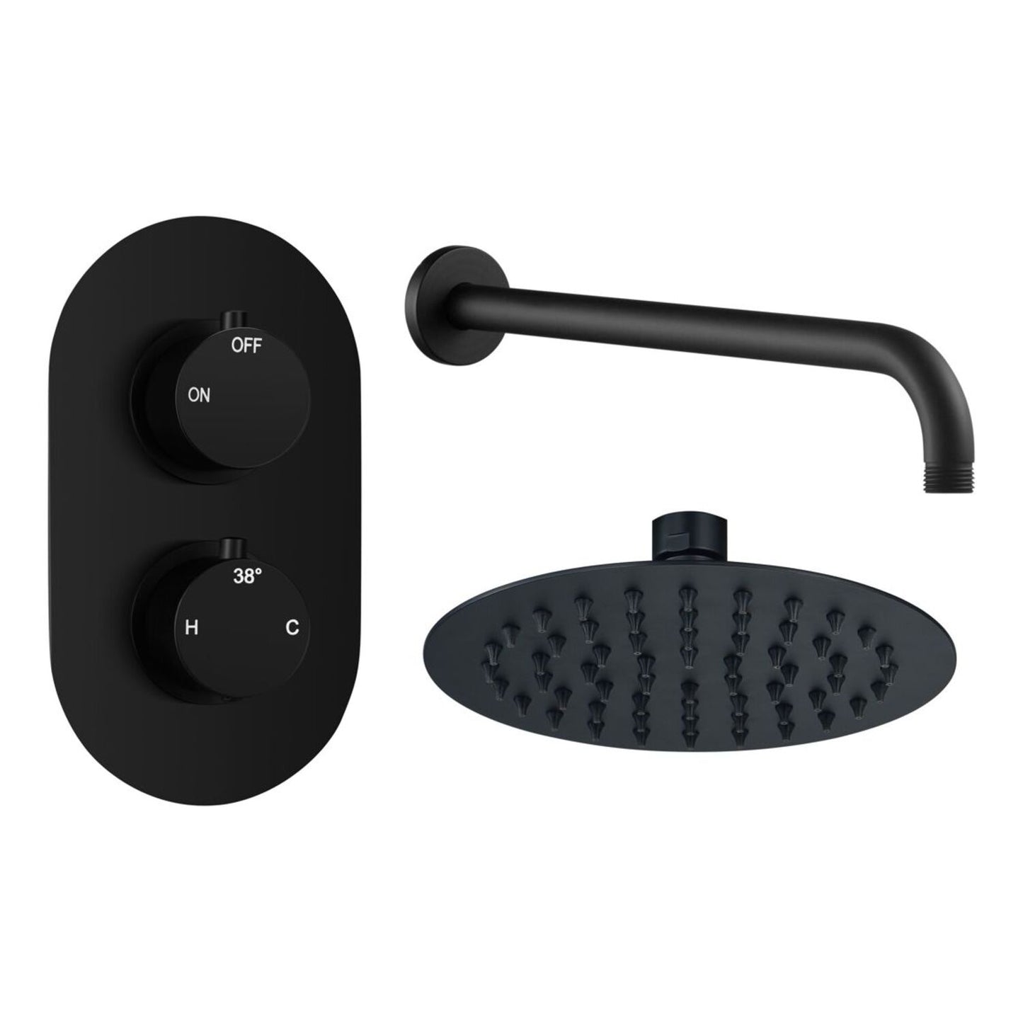 Brivana Round Shower Valve & Kit Pack 1