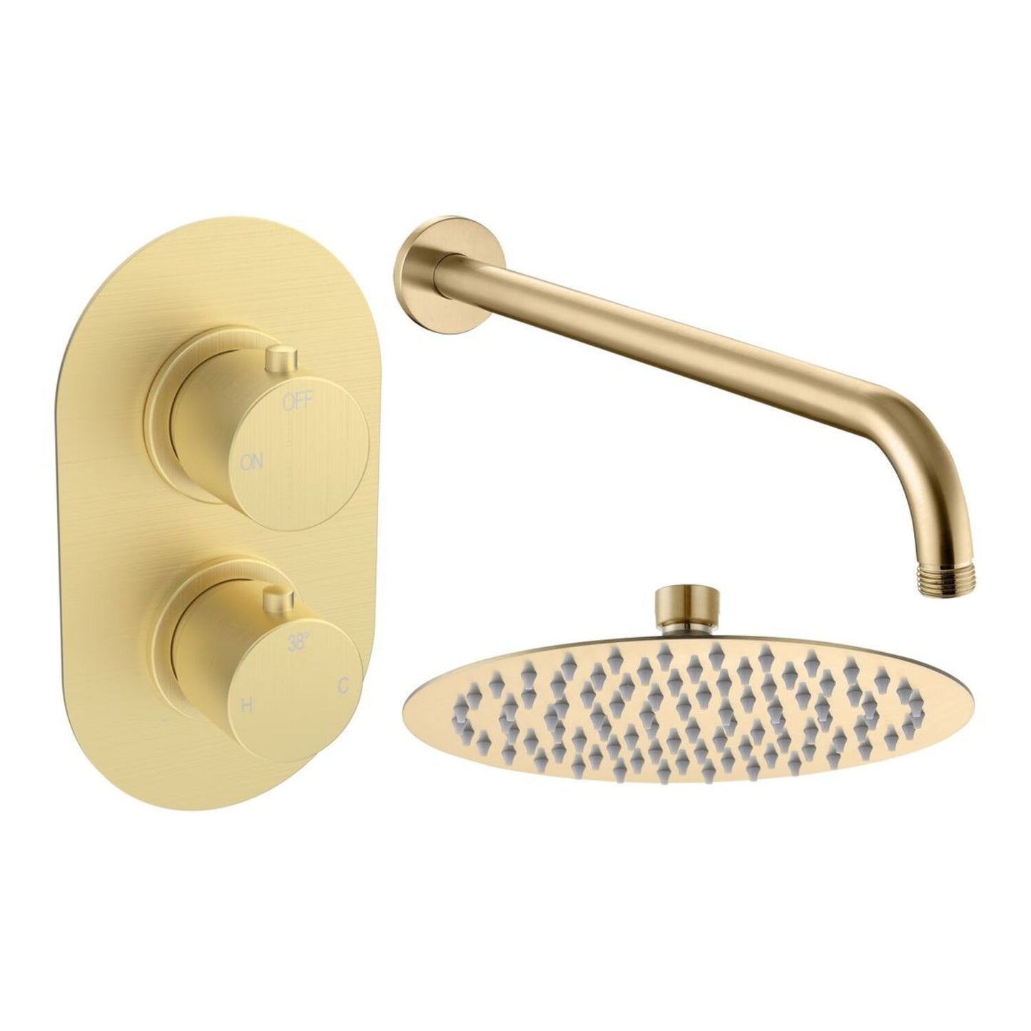 Brivana Round Shower Valve & Kit Pack 1