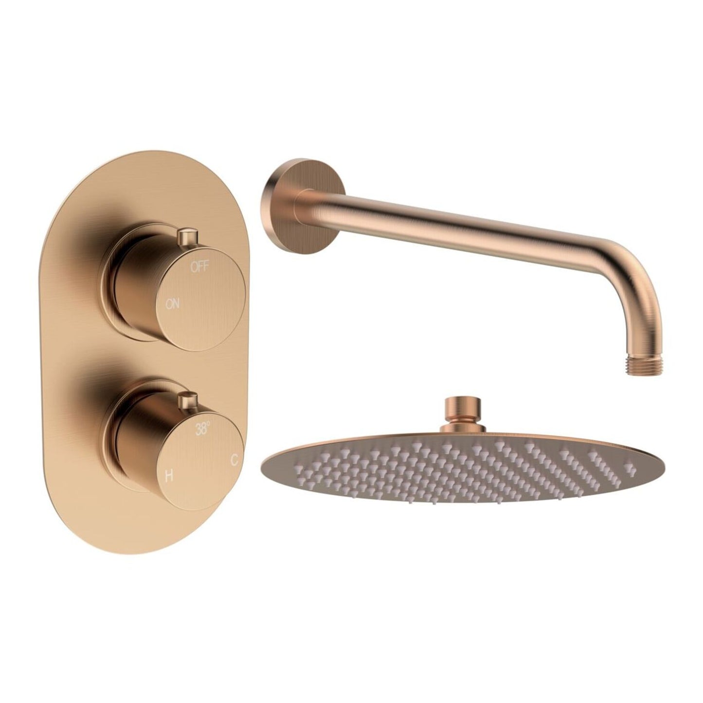 Brivana Round Shower Valve & Kit Pack 1