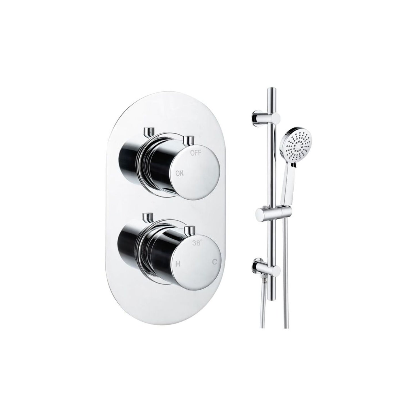 Brivana Round Shower Valve & Kit Pack 2
