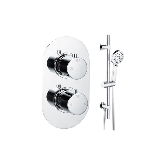 Brivana Round Shower Valve & Kit Pack 2