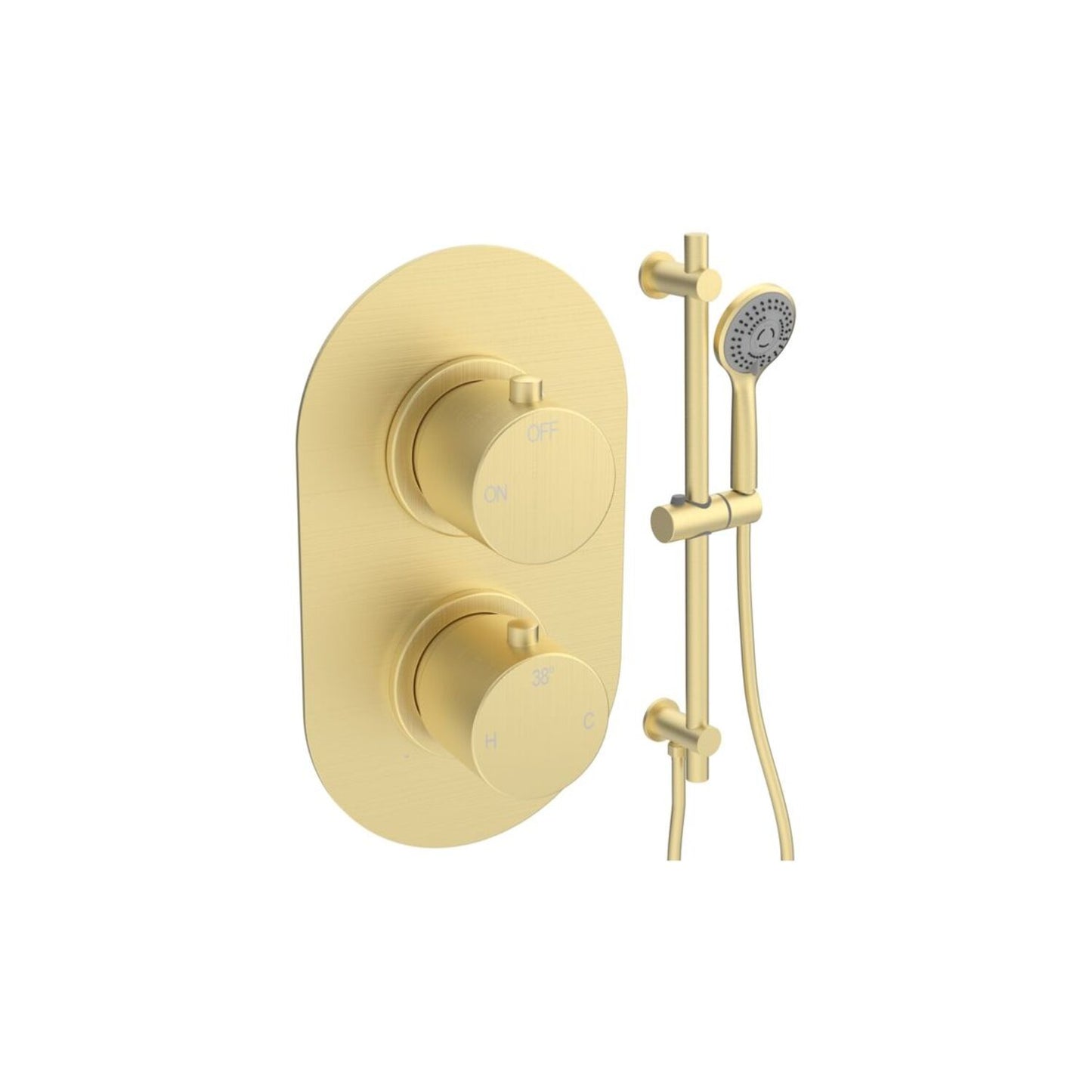 Brivana Round Shower Valve & Kit Pack 2