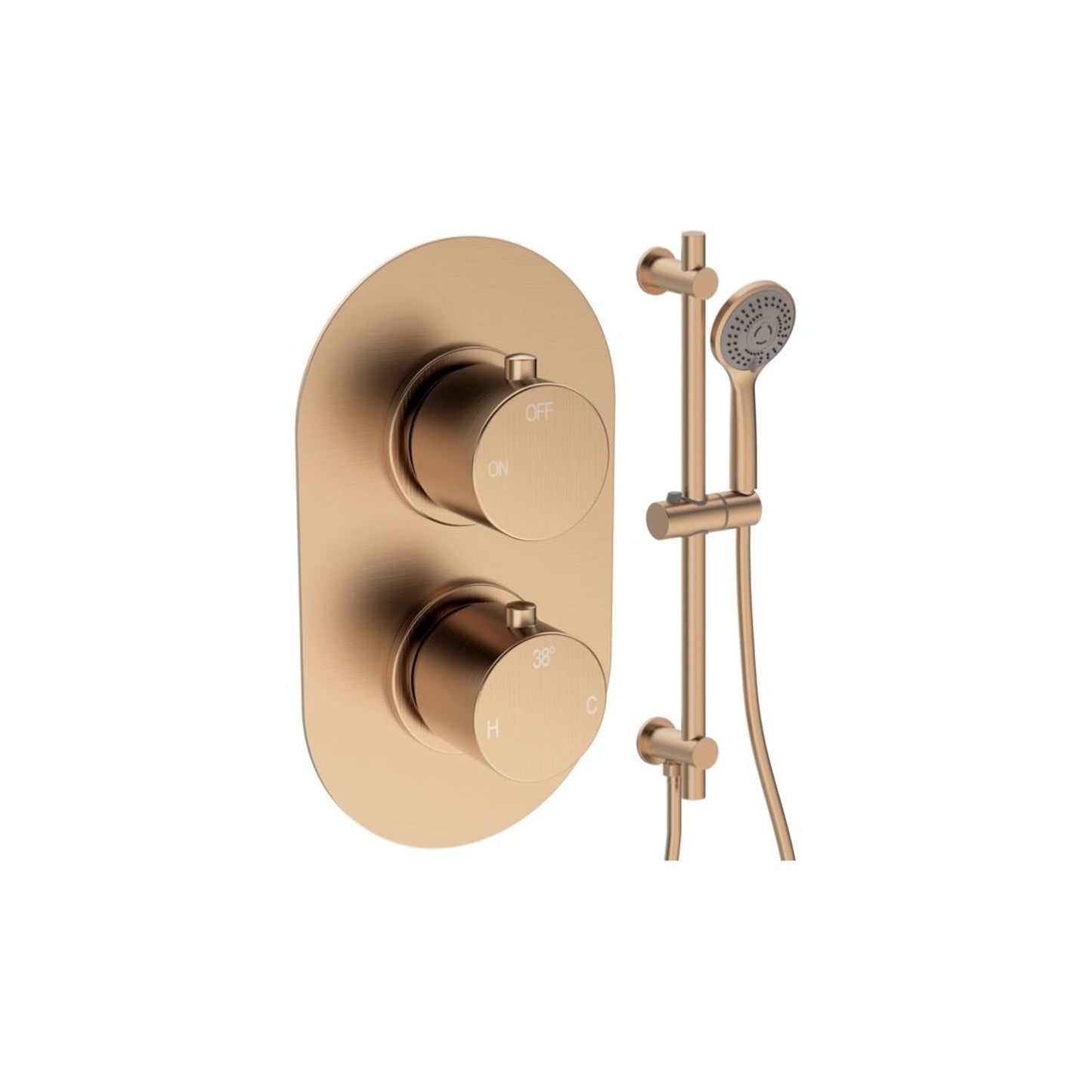 Brivana Round Shower Valve & Kit Pack 2