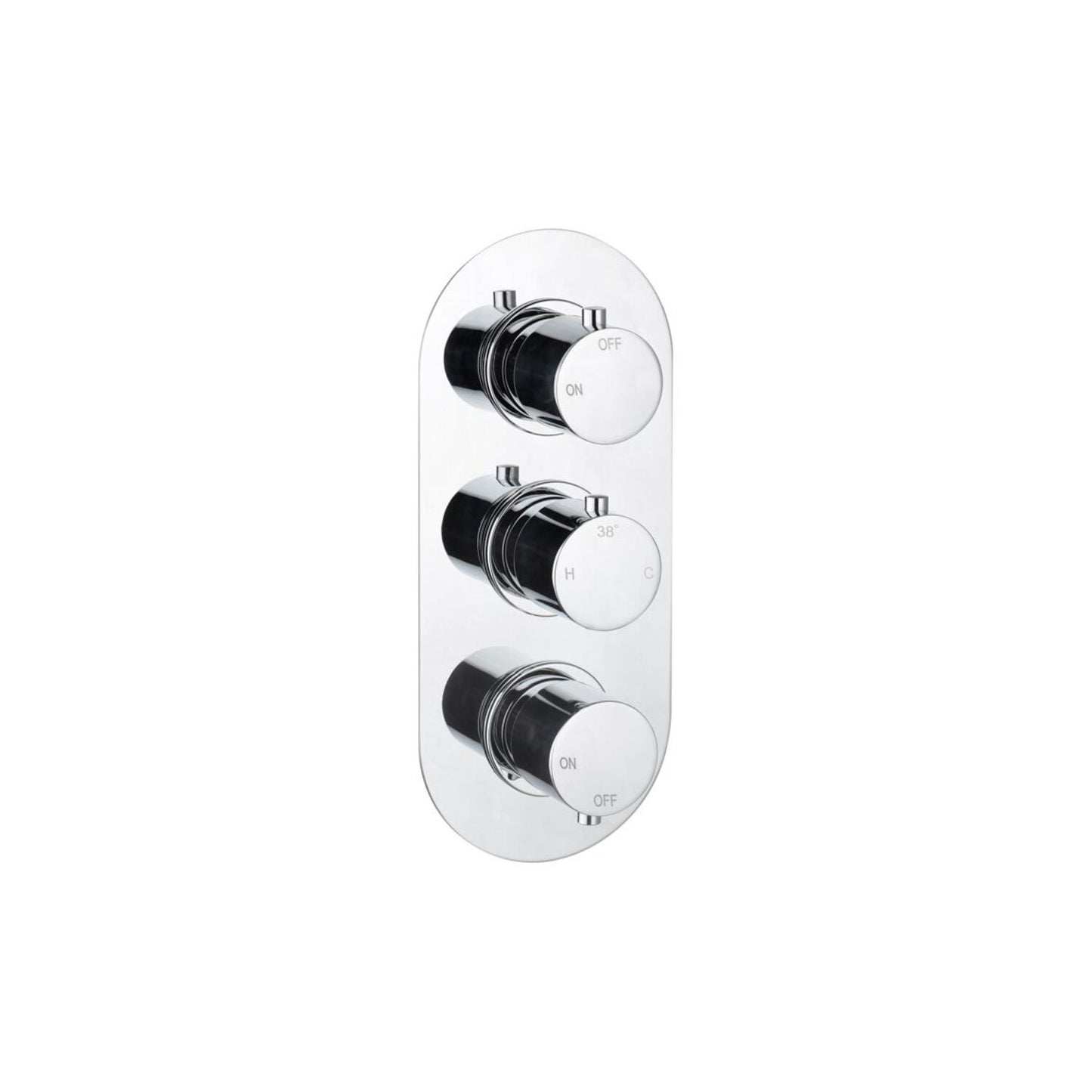 Brivana Round Shower Valve & Kit Pack 3
