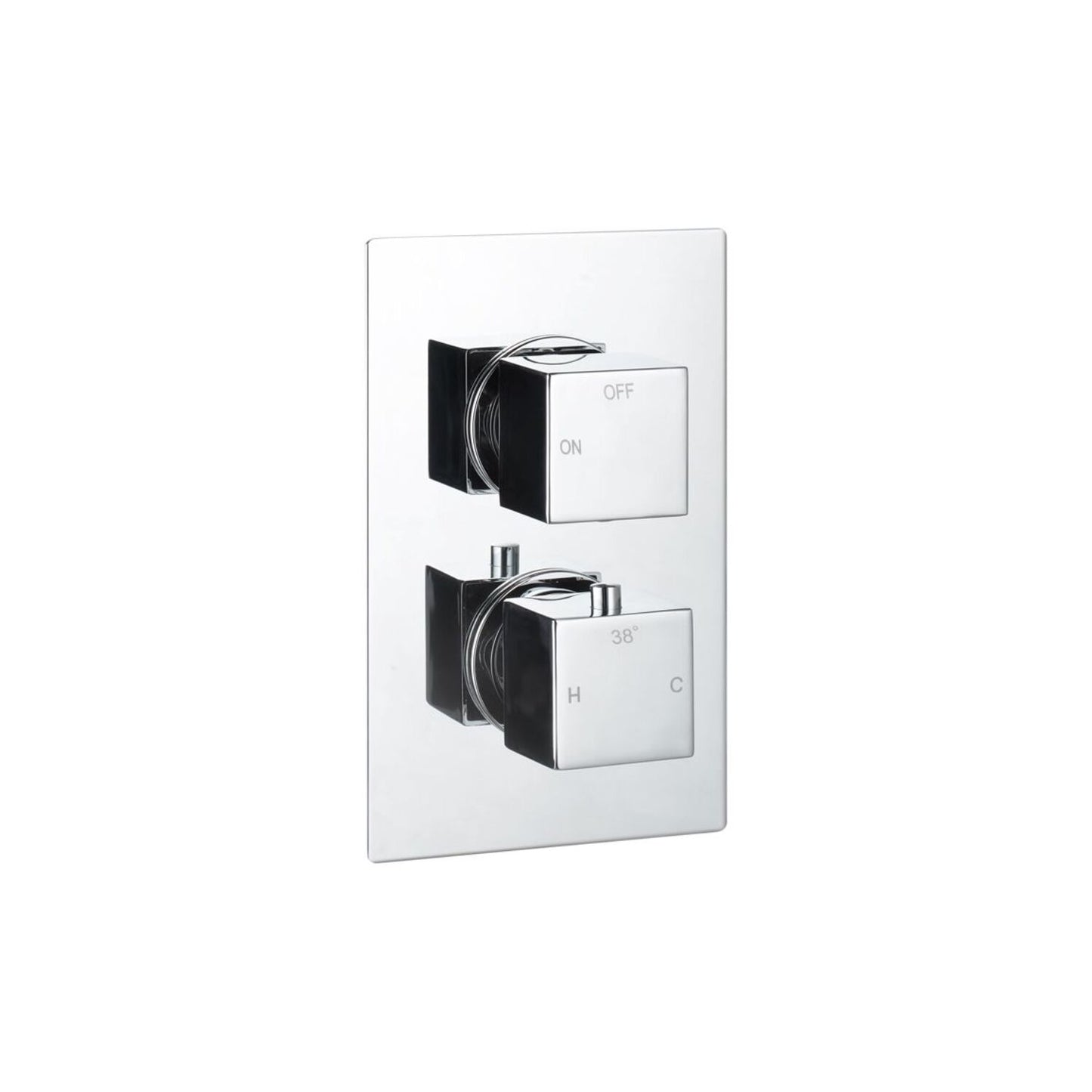 Delvyn Square Shower Valve & Kit Pack 1