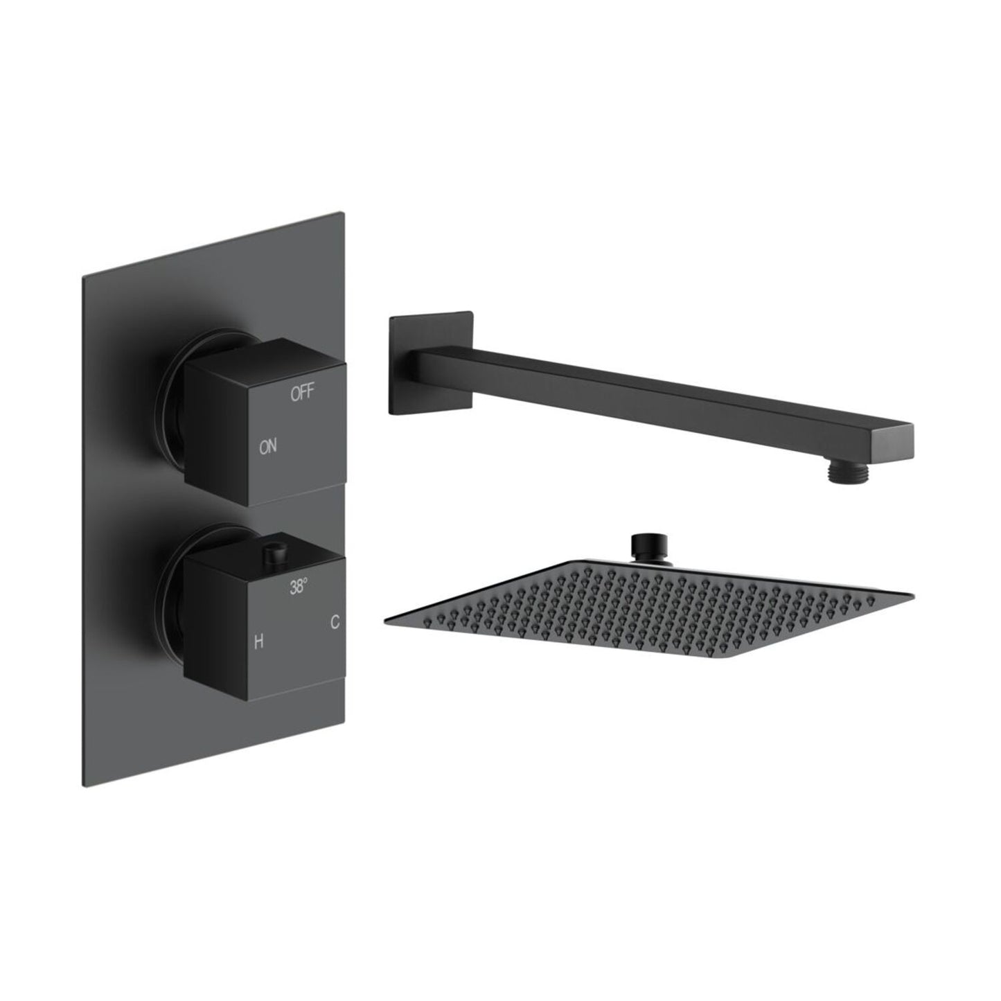 Delvyn Square Shower Valve & Kit Pack 1