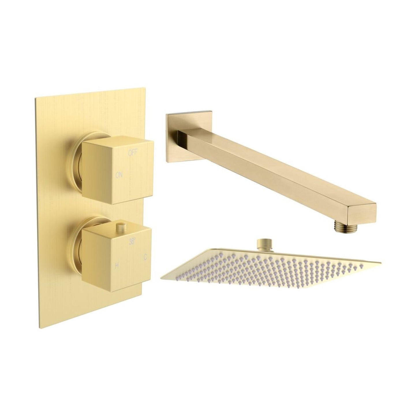 Delvyn Square Shower Valve & Kit Pack 1