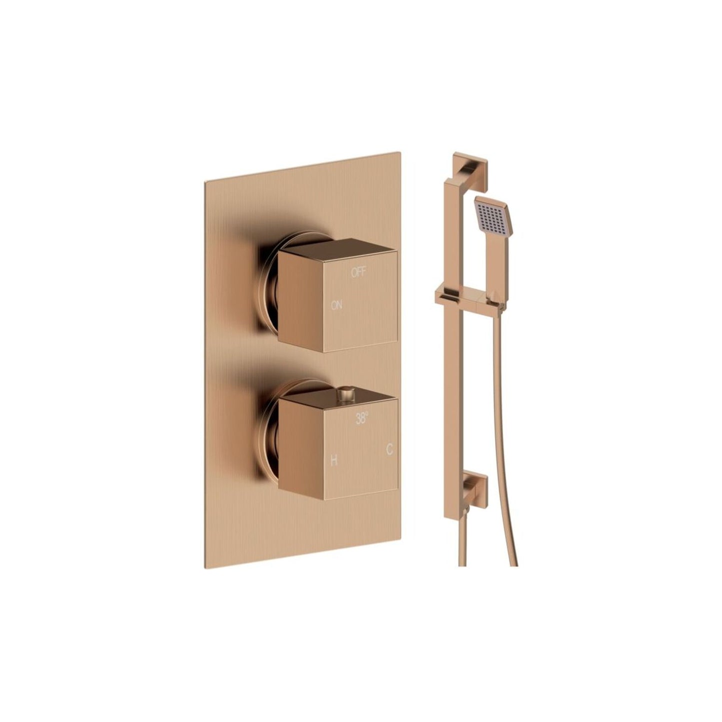 Delvyn Square Shower Valve & Kit Pack 2