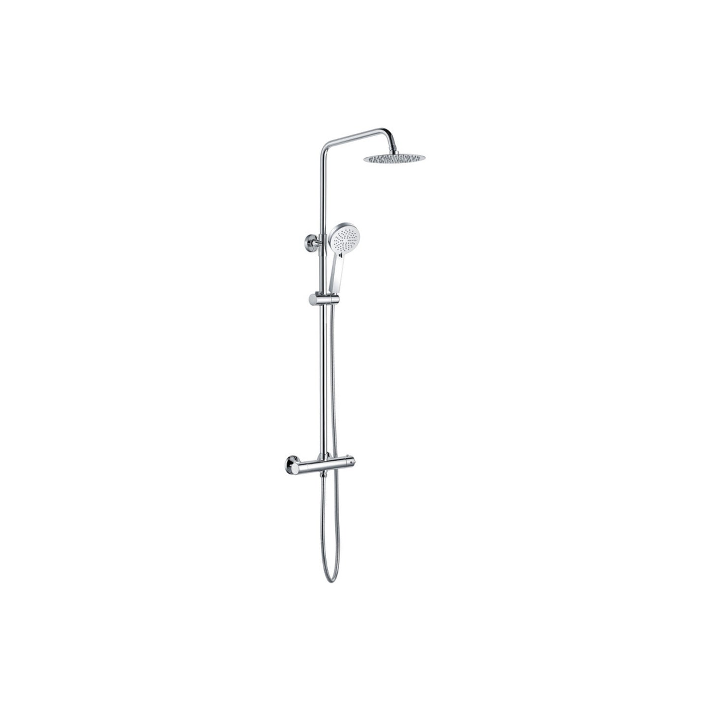 Round Thermostatic Bar Mixer W/Riser Kit
