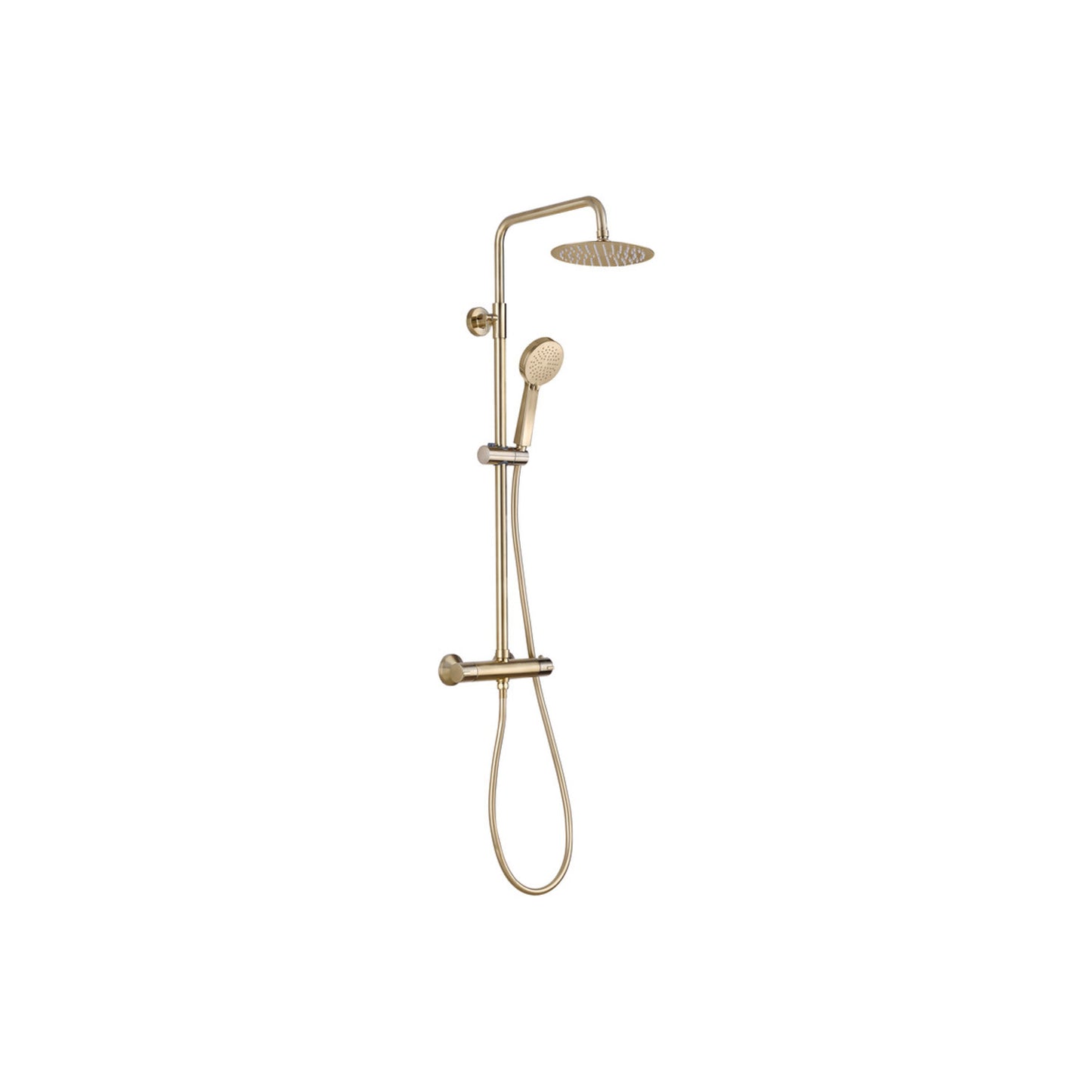 Round Thermostatic Bar Mixer W/Riser Kit