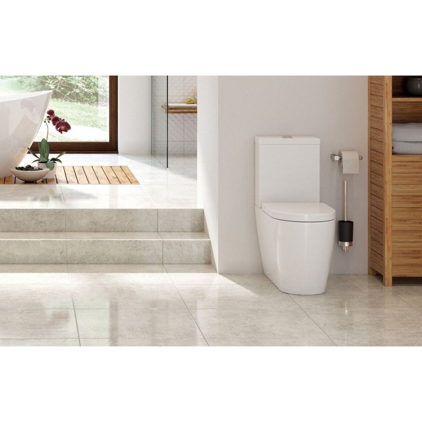 Jani Close Coupled Fully Shrouded WC & Soft Close Seat