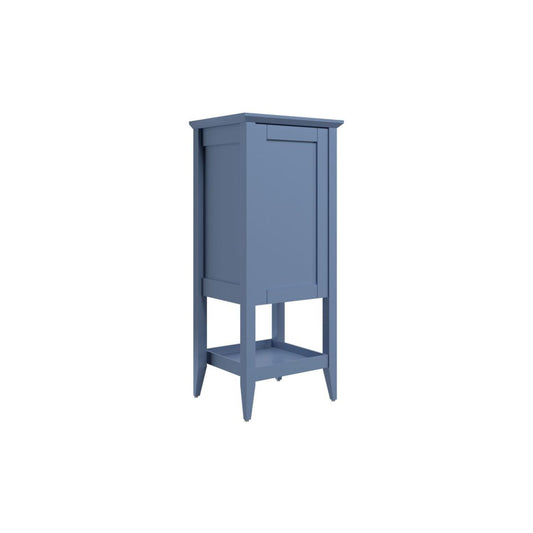 Dana 470mm Floor Standing 1 Door Midi Boy Unit - Matt Misty Blue