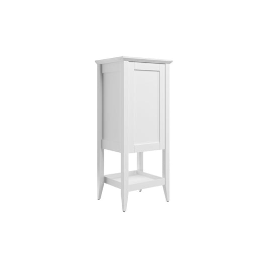 Dana 470mm Floor Standing 1 Door Midi Boy Unit - Matt White