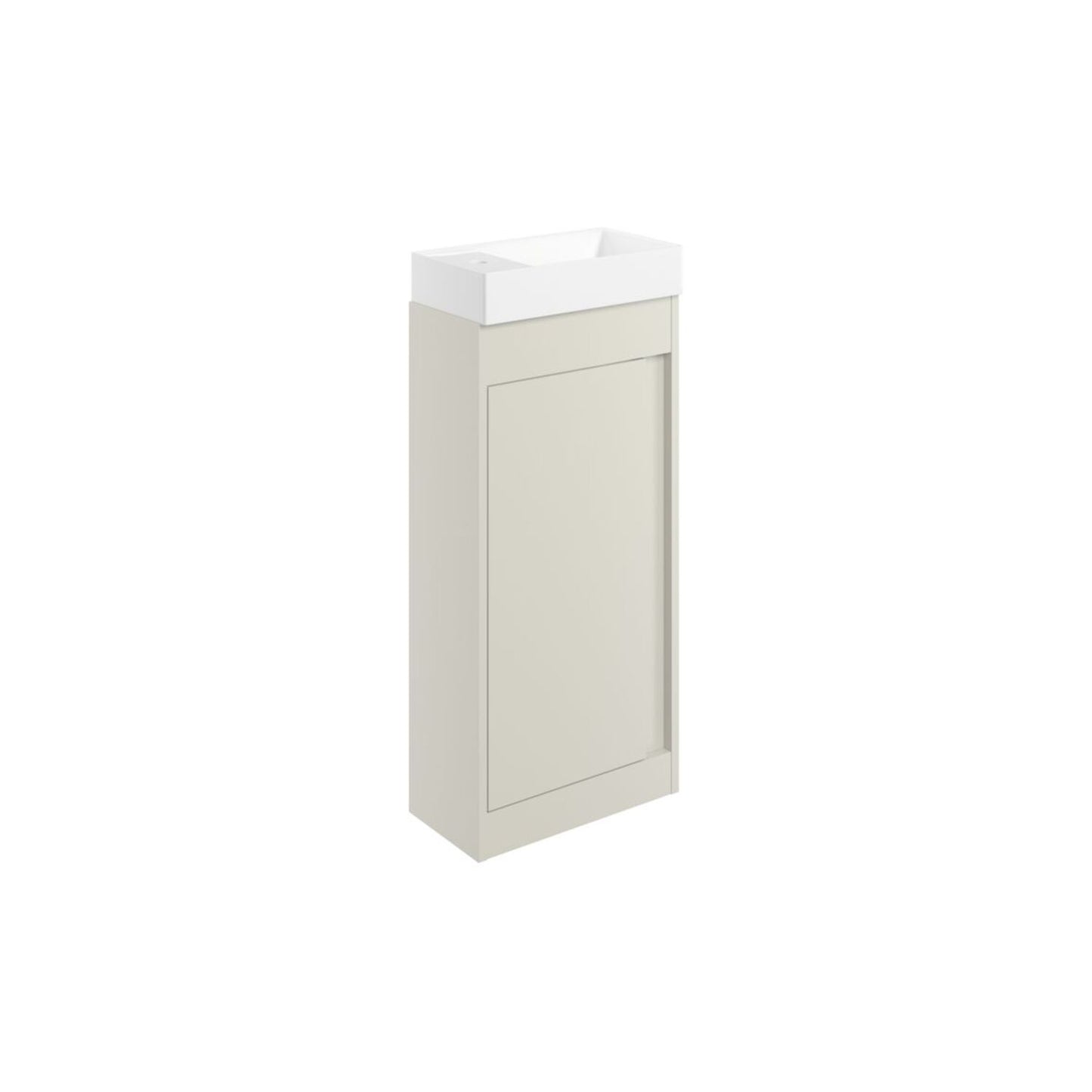 Kavena 410mm Floor Standing Unit Inc. Basin - Matt Latte