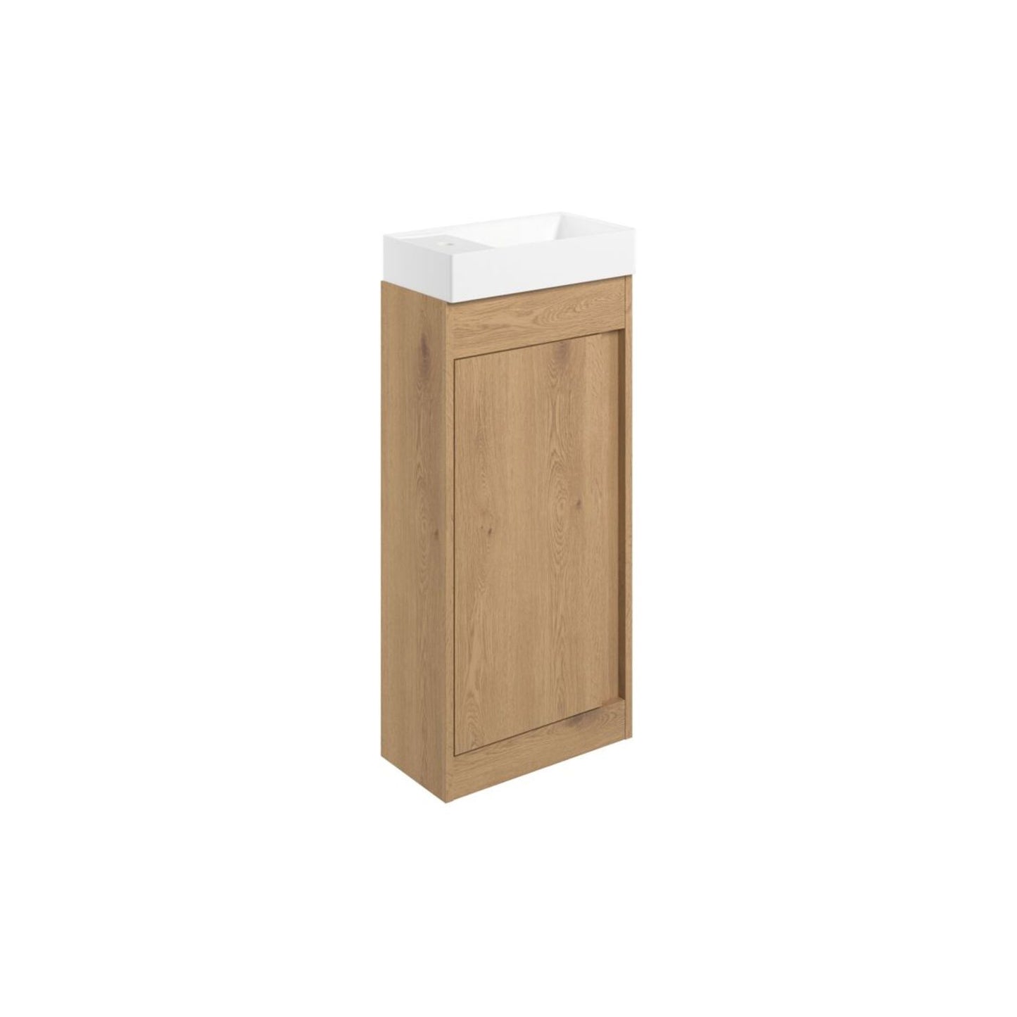 Kavena 410mm Floor Standing Unit Inc. Basin - Seville Oak