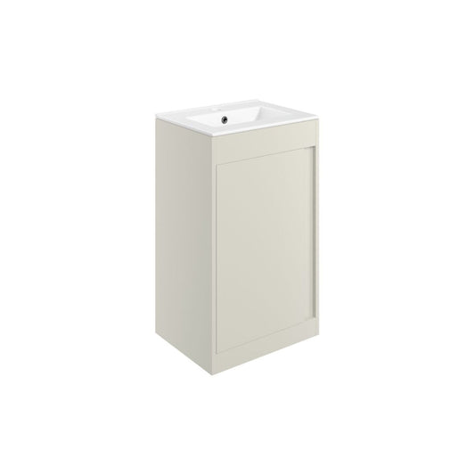 Kavena 510mm Floor Standing Unit Inc. Basin - Matt Latte