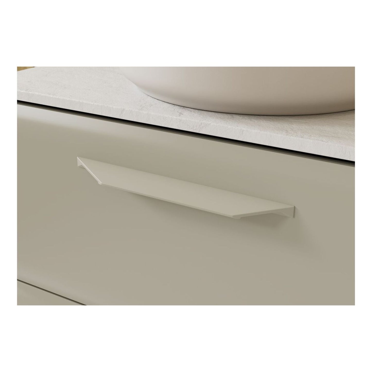 Mikoy 1180mm Floor Standing 4 Door Basin Unit (No Top) - Matt Latte