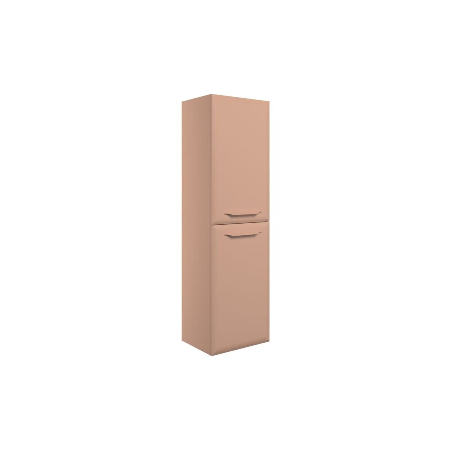 Mikoy 400mm Wall Hung 2 Door Midi Boy Unit - Matt Apricot