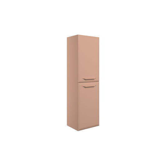 Mikoy 400mm Wall Hung 2 Door Midi Boy Unit - Matt Apricot